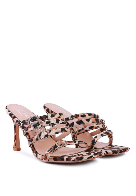 NYLE PLATFORM HEELED SANDALS