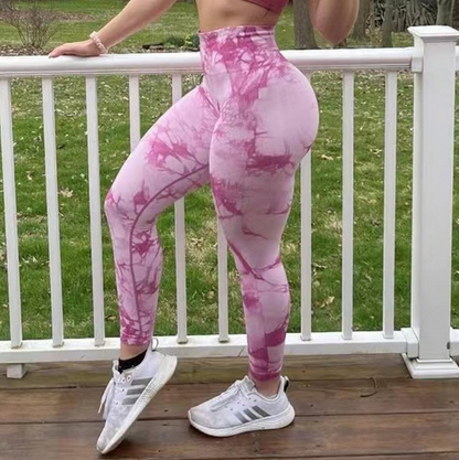 Seamless Tie Dye Leggings