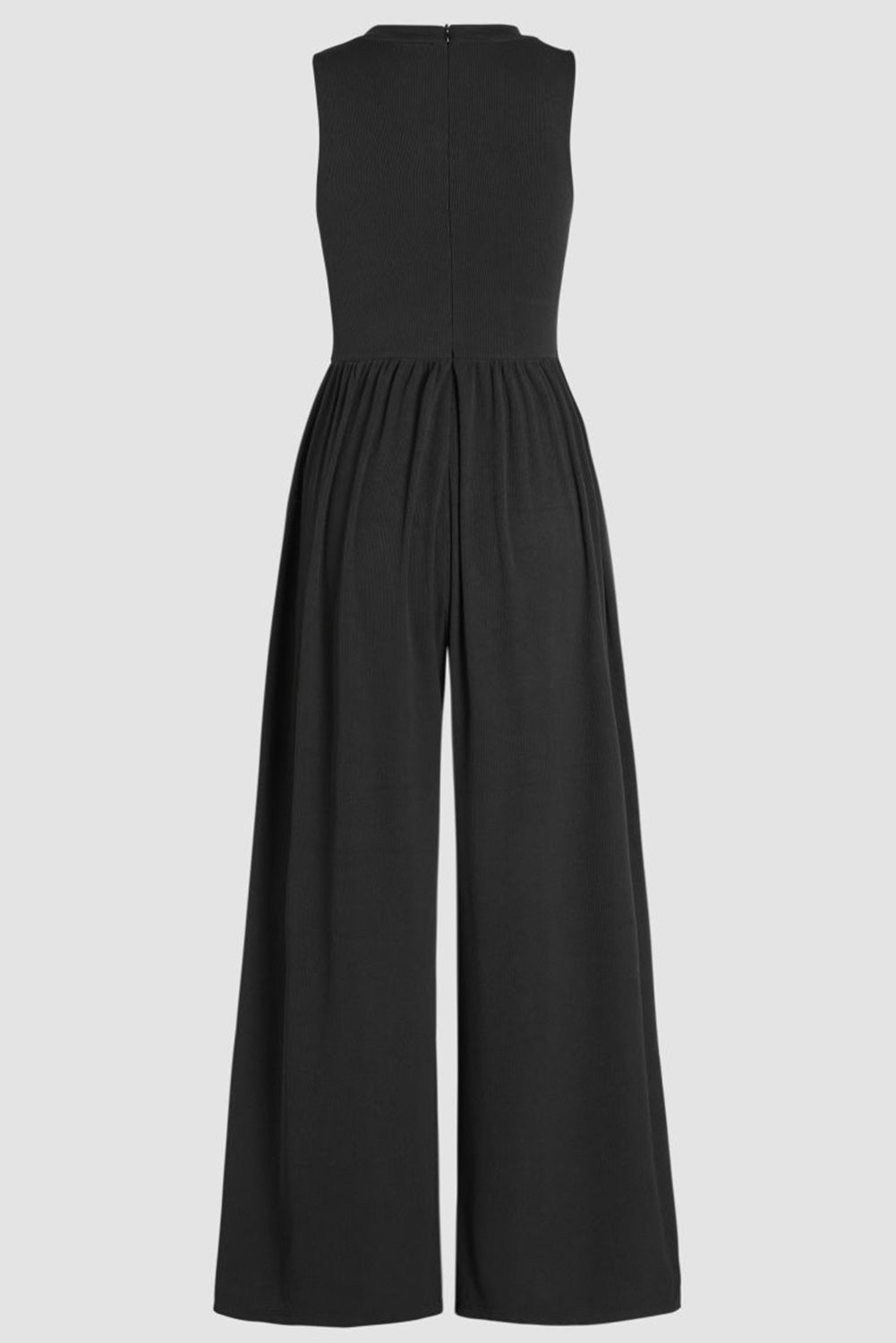 Sleeveless High Waist Wide Leg Jumpsuit