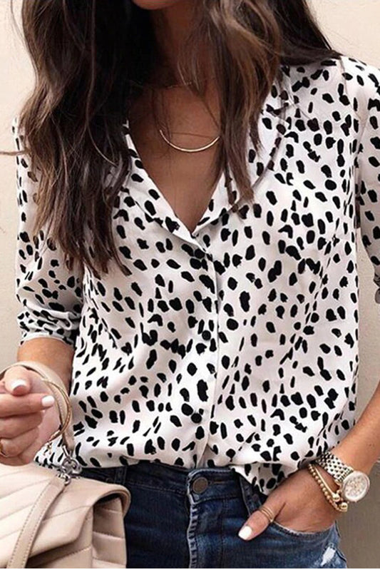 Leopard Print Blouse